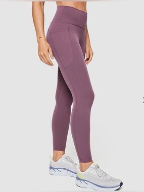 Outdoor Voices High-Rise Leggings in Mauve